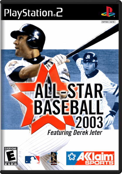 All-Star Baseball 2003 PS2 sports baseball video game cover art.