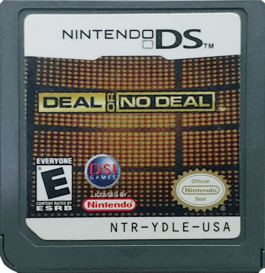 Deal or No Deal cartridge for Nintendo DS (DS) game show puzzle video game