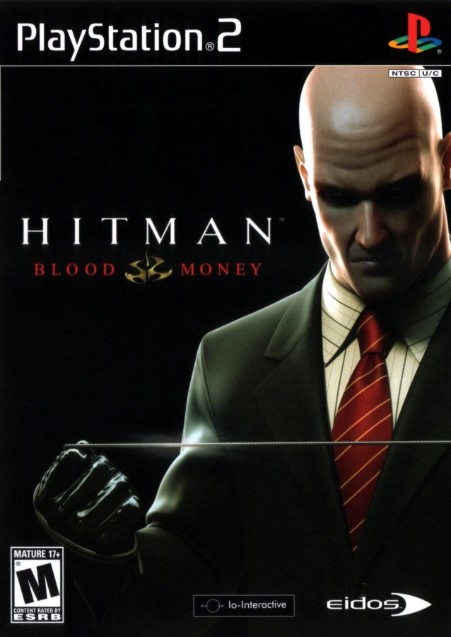Hitman: Blood Money cover art for PlayStation 2 (PS2) video game