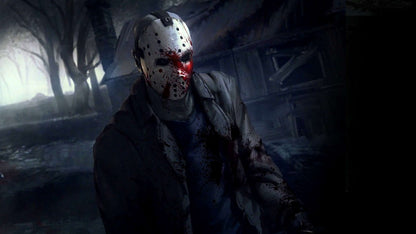 Friday the 13th: The Game Ultimate Slayer Edition for Nintendo Switch (NS) at Gamers INC, featuring the iconic Jason Voorhees on the cover, including all released DLC and retail-exclusive content for the ultimate horror gaming experience on the go gameplay screenshot
