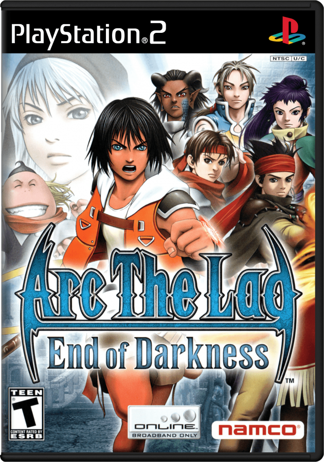 Arc the Lad End of Darkness PlayStation 2 PS2 retro video game action RPG cover art (2005)
