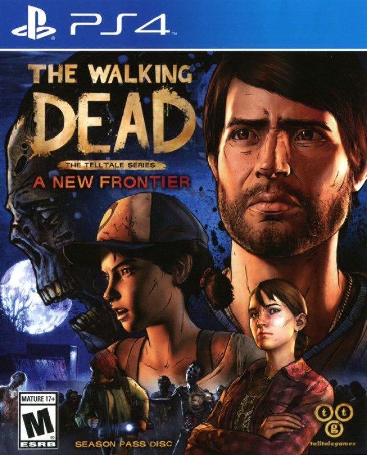 The Walking Dead: A New Frontier – PlayStation 4 (PS4) video game cover image, episodic interactive drama adventure.