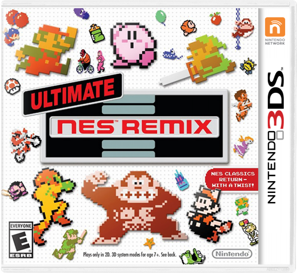 Ultimate NES Remix cover art for Nintendo 3DS (3DS) video game