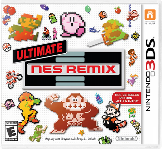 Ultimate NES Remix cover art for Nintendo 3DS (3DS) video game