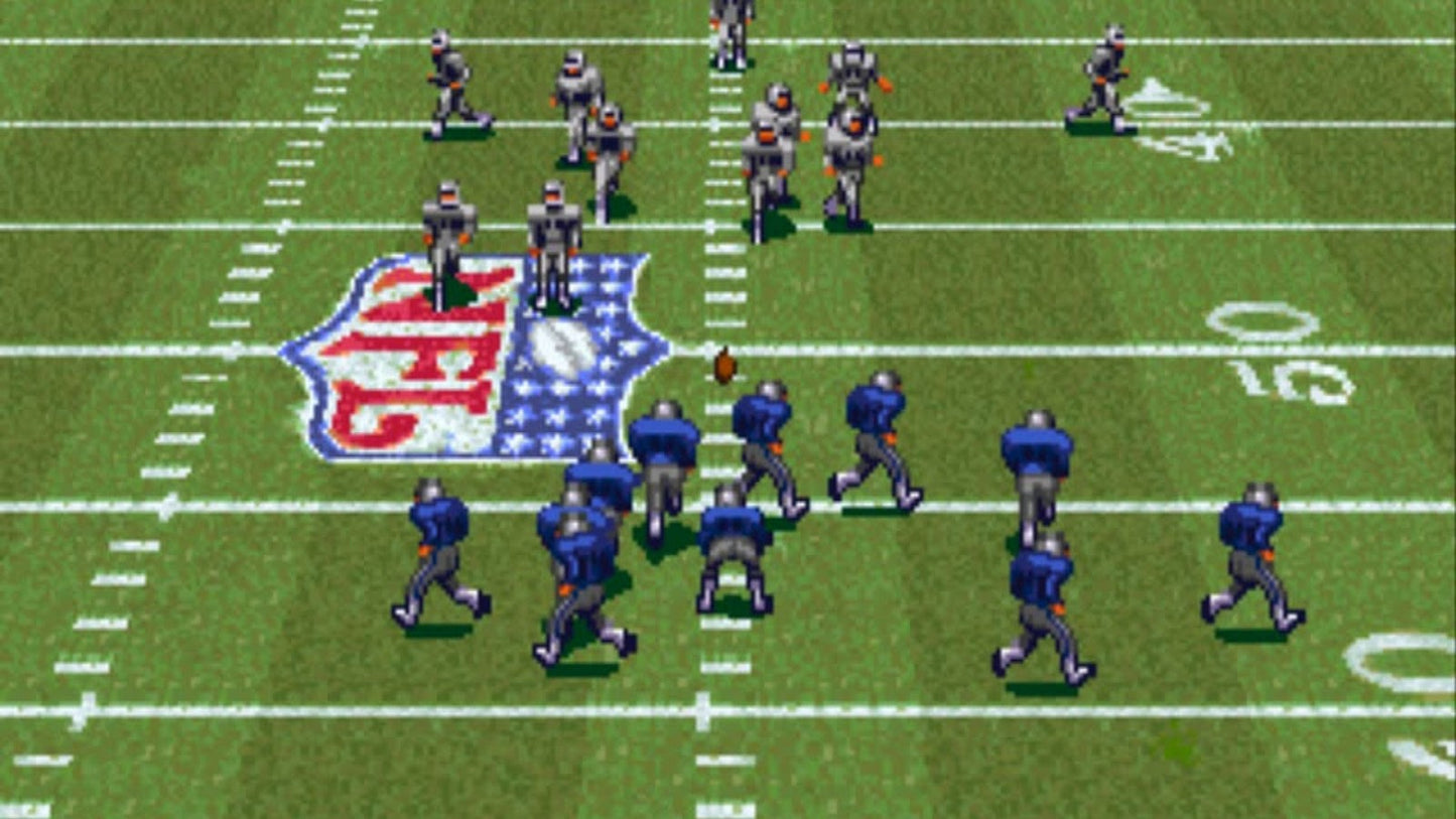 NFL Quarterback Club Sega 32X video game, football sports simulation, classic NFL gameplay, retro Sega console title gameplay screenshot