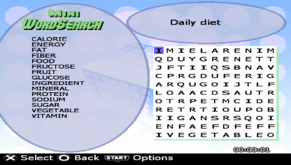Puzzle Challenge: Crosswords and More gameplay for PlayStation Portable (PSP) puzzle and word game