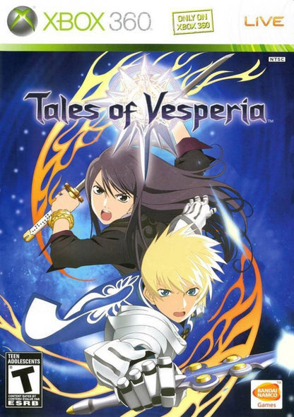 Tales of Vesperia cover art for Xbox 360 (X360) role-playing video game