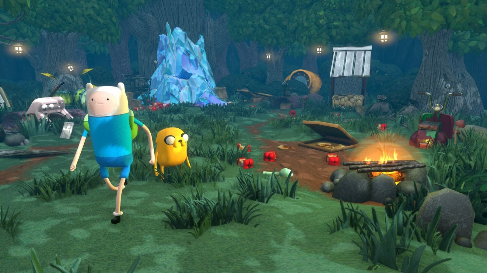 Adventure Time Finn and Jake Investigations gameplay art for Nintendo Wii U (WiiU) video game