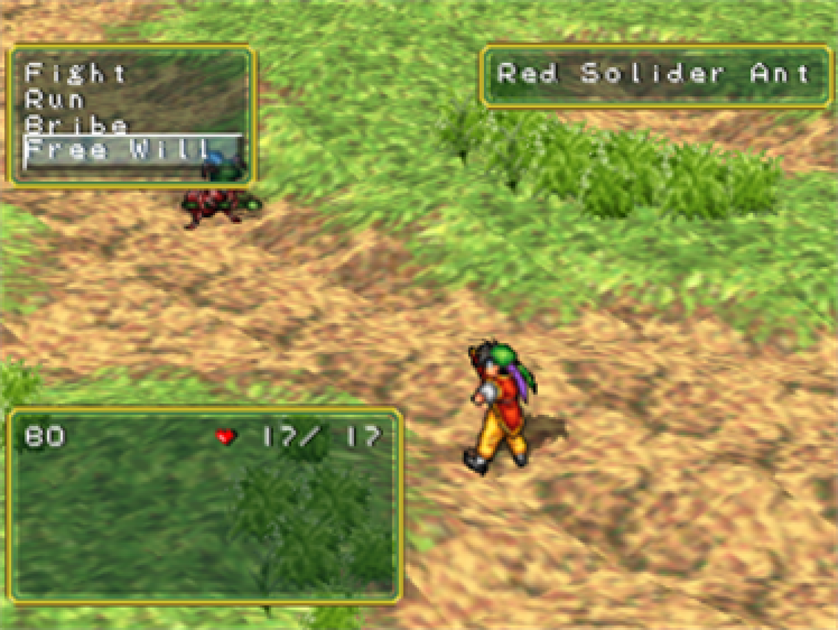 Suikoden gameplay for PlayStation 1 (PS1) role-playing video game