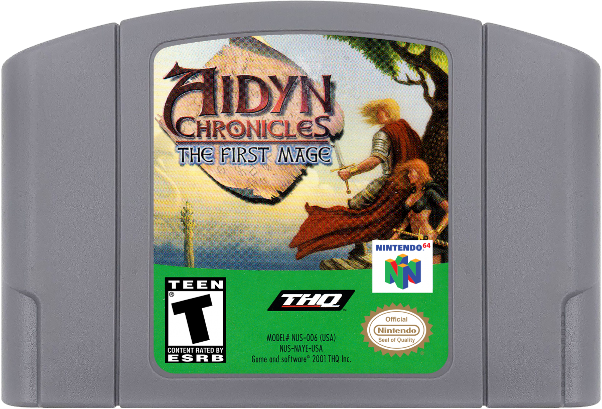 Aidyn Chronicles [Gray Cart][Game Only] – Nintendo 64 (N64) cartridge for video game for N64