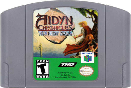 Aidyn Chronicles [Gray Cart][Game Only] – Nintendo 64 (N64) cartridge for video game for N64