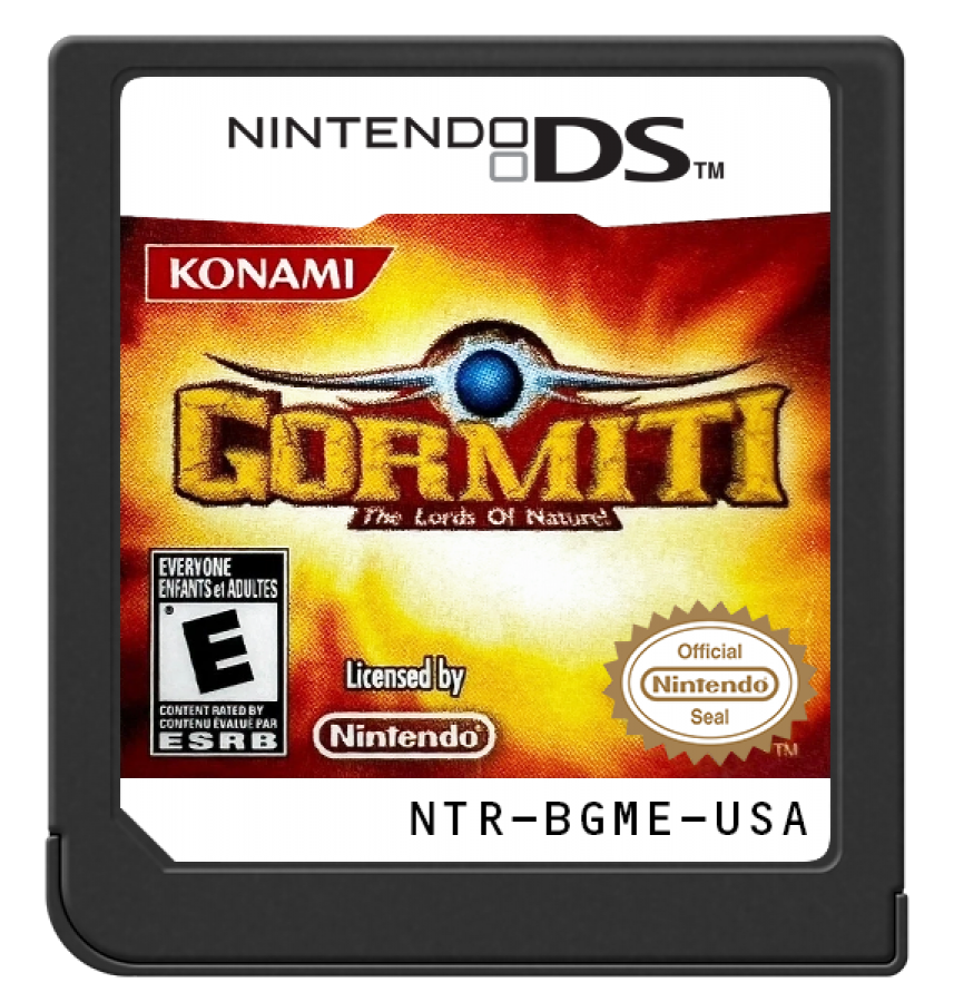 Gormiti: The Lords of Nature cartridge for Nintendo DS (DS) fantasy action adventure video game