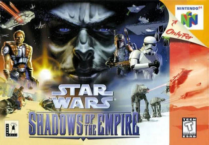 Star Wars: Shadows of the Empire cover art for Nintendo 64 (N64) video game