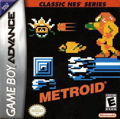 Metroid: Classic NES Series cover art for Game Boy Advance (GBA) video game