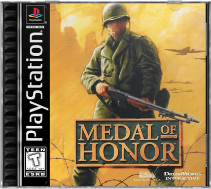 Medal of Honor cover art for PlayStation 1 (PS1) video game