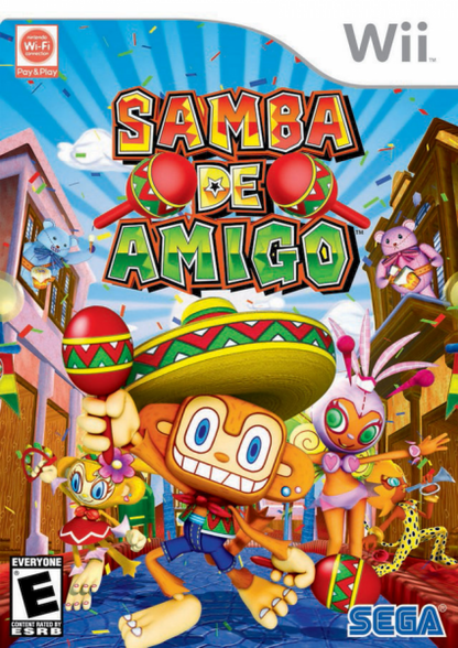 Samba de Amigo cover art for Nintendo Wii (Wii) video game 