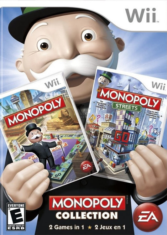Monopoly Collection – Nintendo Wii (Wii) board game party multiplayer video game cover art