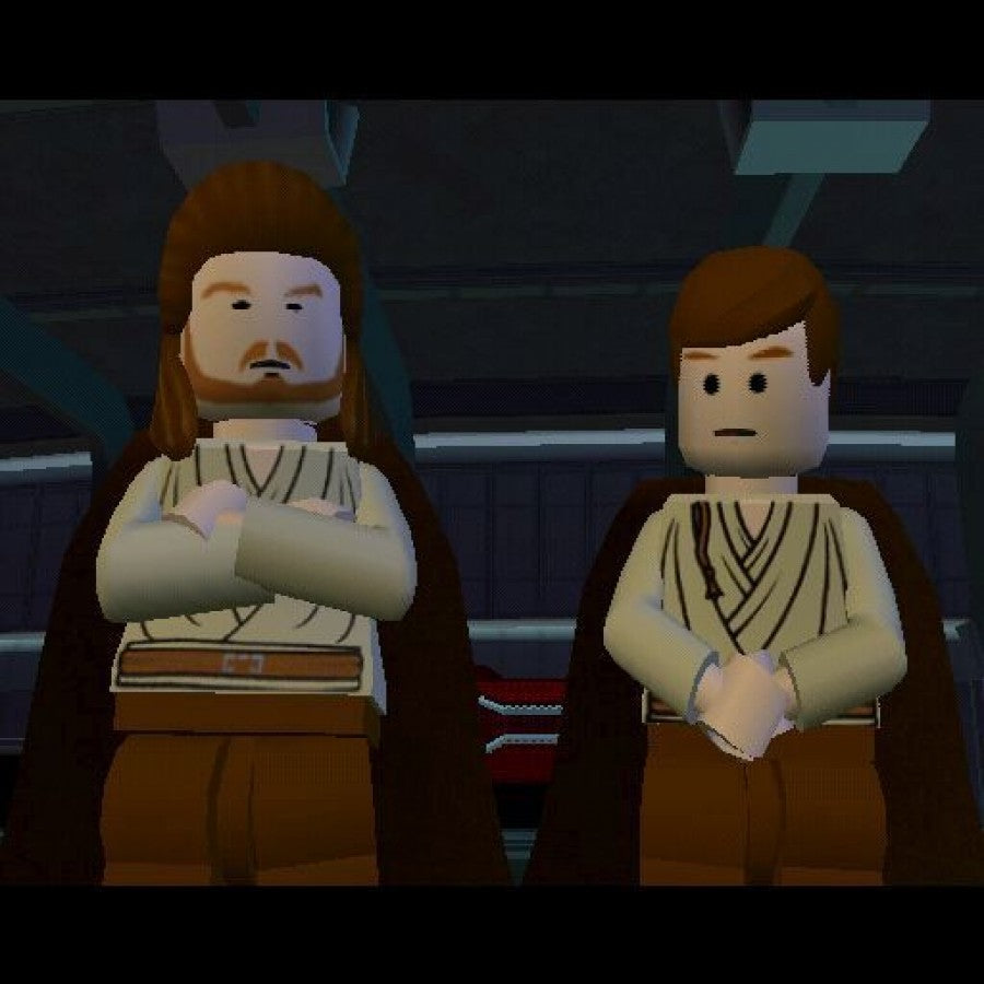 LEGO Star Wars The Video Game for GameCube featuring family friendly action adventure based on the Star Wars universe gameplay screenshot