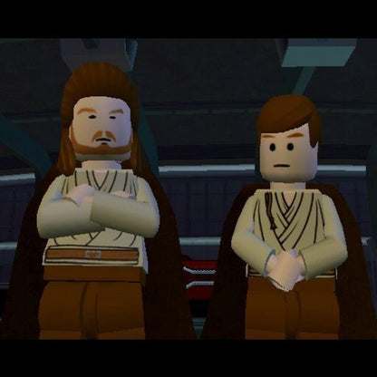 LEGO Star Wars The Video Game for GameCube featuring family friendly action adventure based on the Star Wars universe gameplay screenshot
