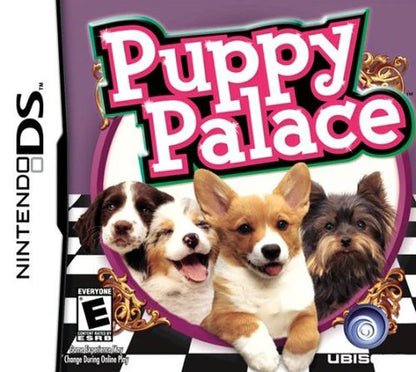 Puppy Palace cover art for Nintendo DS (DS) pet care simulation video game