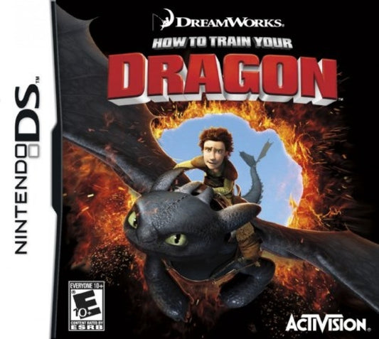 How to Train Your Dragon cover art for Nintendo DS (DS) video game