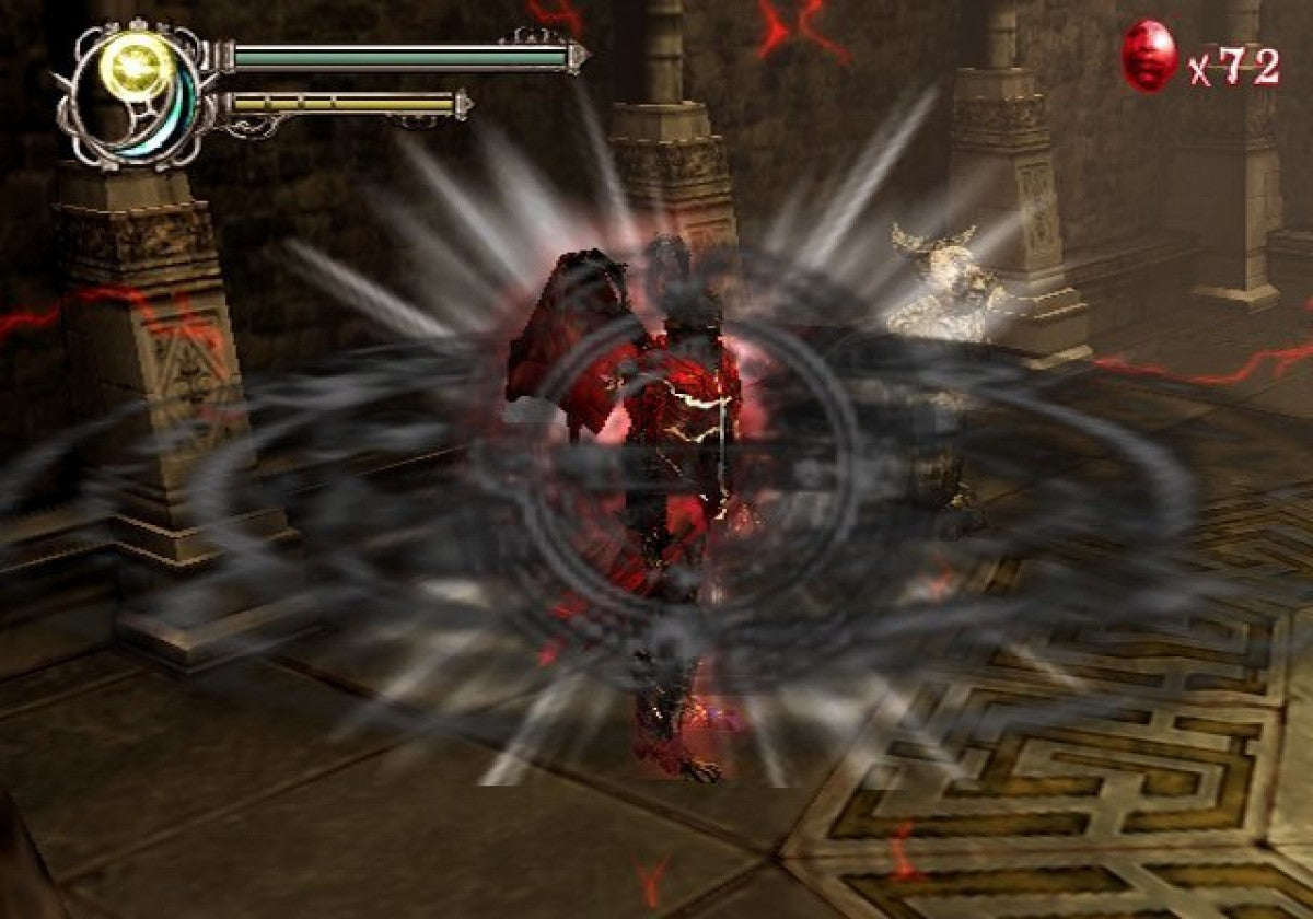 Devil May Cry 2 PlayStation 2 PS2 video game, action hack and slash, stylish combat, demon hunting gameplay, classic Capcom title gameplay screenshot