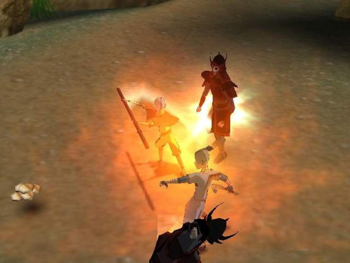 Avatar: The Last Airbender gameplay GameCube game featuring action adventure gameplay inspired by the animated television series