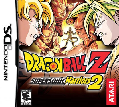 Dragon Ball Z: Supersonic Warriors 2 cover art for Nintendo DS (DS) anime fighting video game