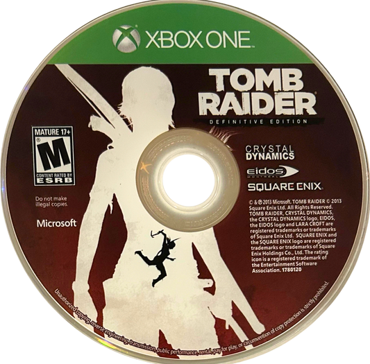 Tomb Raider [Definitive Edition] – Xbox One (XONE) disc for action-adventure video game
