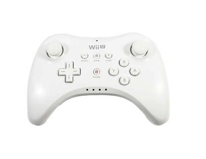 Wii U Pro Controller featuring wireless gamepad design, comfortable ergonomic controls, and extended battery life for Nintendo Wii U gaming front 