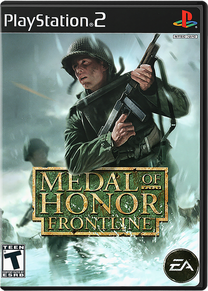 Medal of Honor: Frontline cover art for PlayStation 2 (PS2) video game