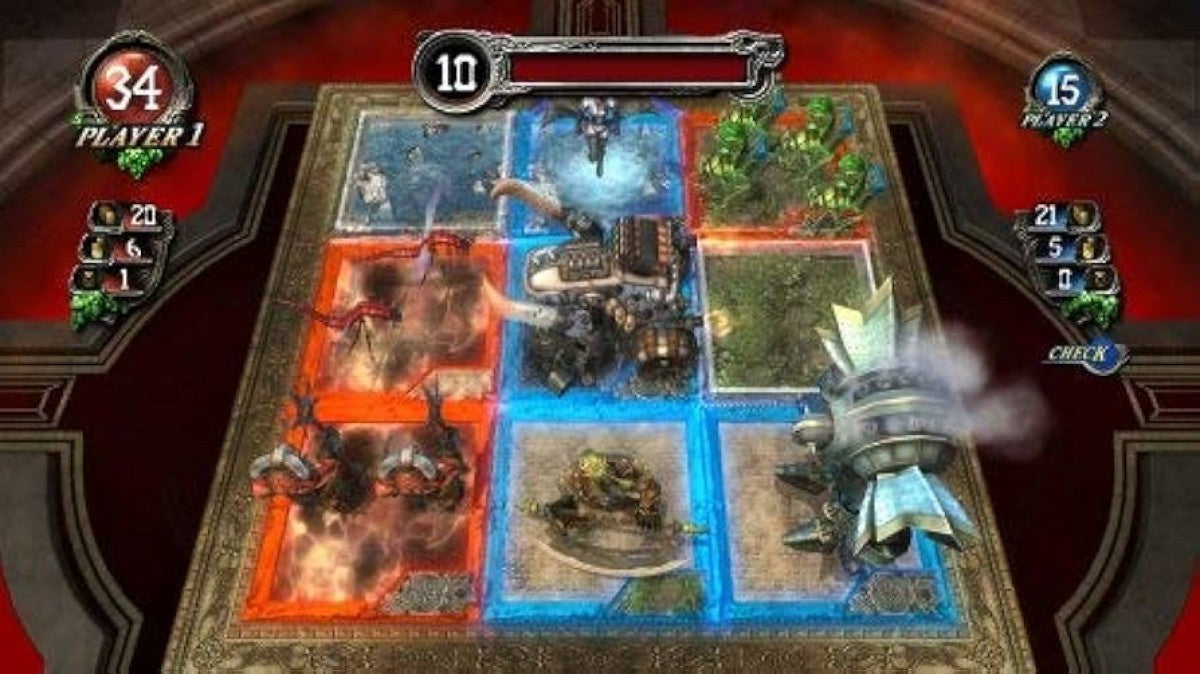 The Eye of Judgment gameplay art for PlayStation 3 (PS3) video game