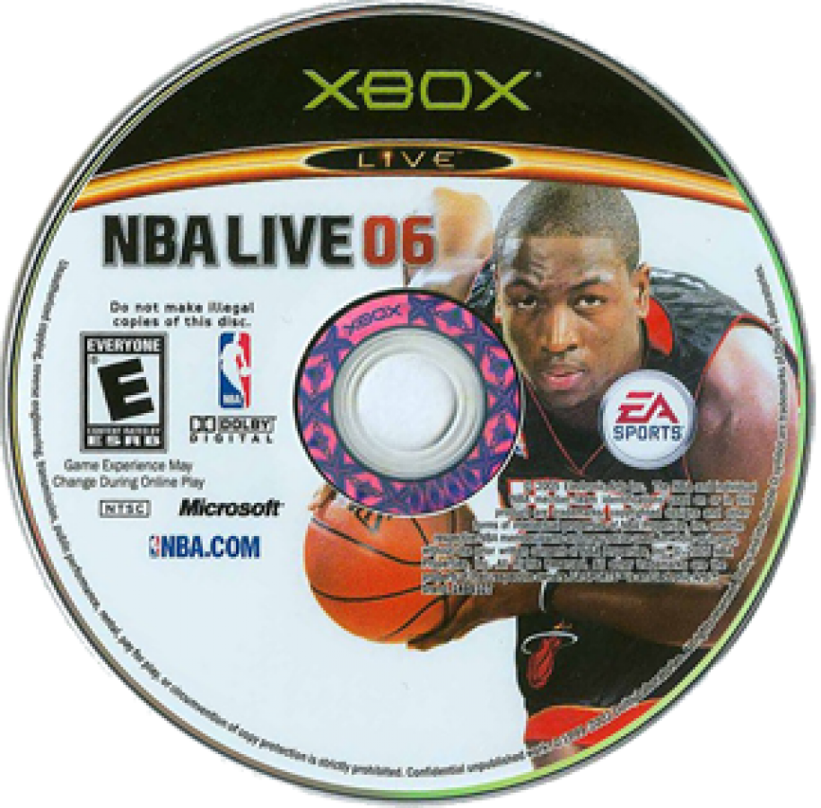 NBA Live 06 disc for Xbox (XBOX) video game