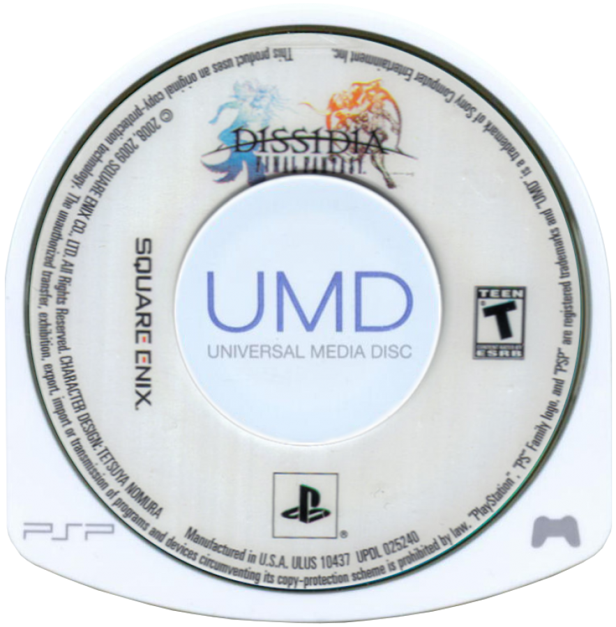 Dissidia: Final Fantasy – PlayStation Portable (PSP) disc for action fighting role-playing video game