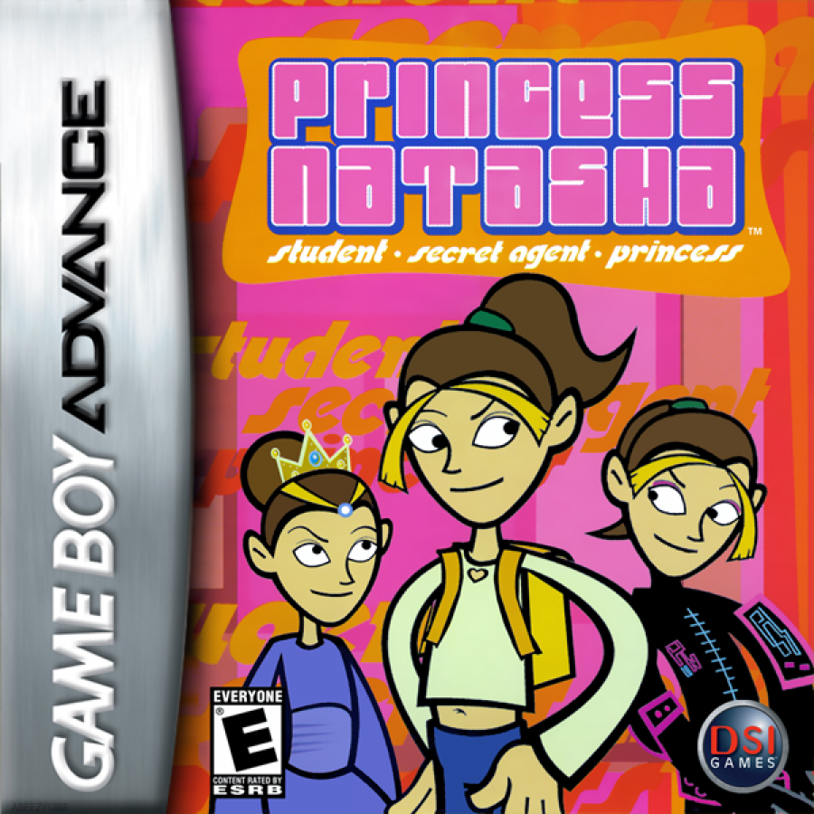 Princess Natasha: Student Secret Agent Princess cover art for Game Boy Advance (GBA) video game