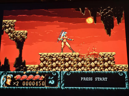 Blades of Vengeance Sega Genesis action hack and slash fantasy platformer with three characters warrior valkyrie sorceress side scrolling gameplay