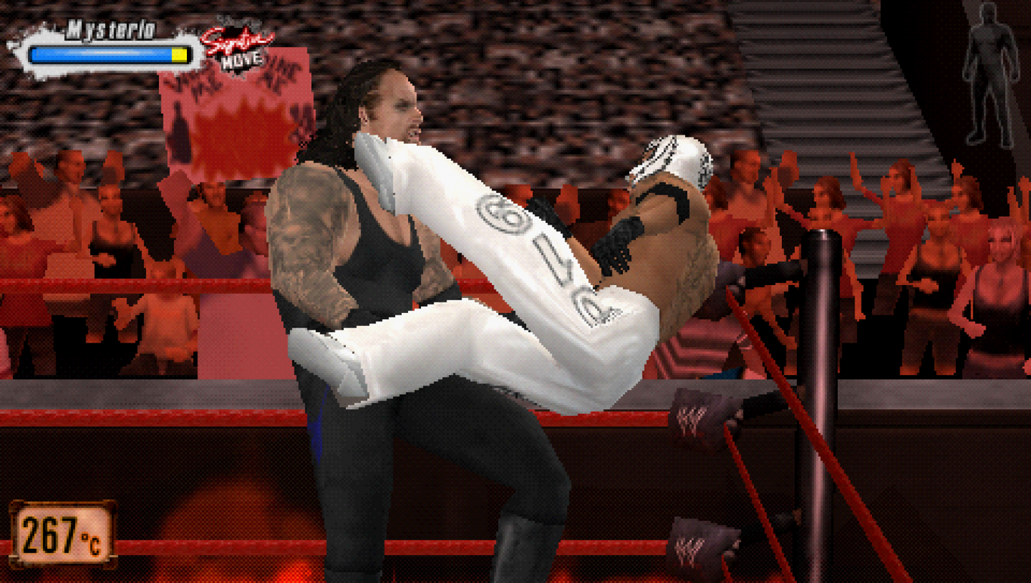 WWE SmackDown vs. Raw 2009 gameplay for PlayStation Portable (PSP) professional wrestling fighting game
