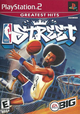 NBA Street [Greatest Hits] – PlayStation 2 (PS2) arcade basketball sports video game cover art