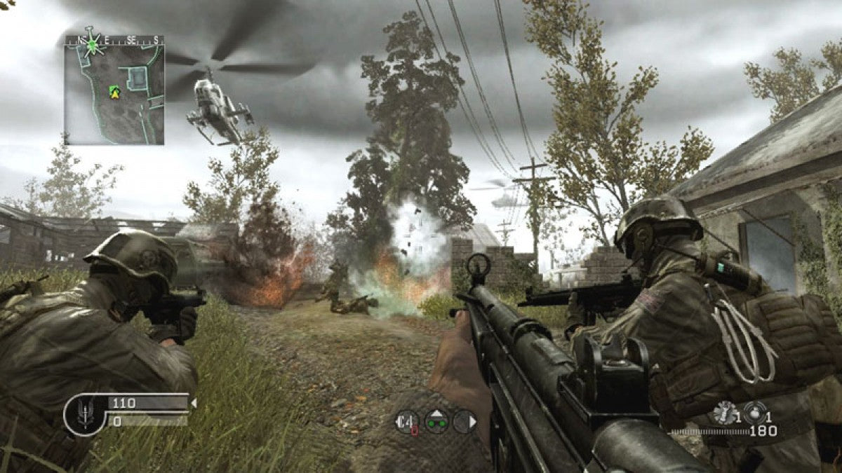 Call of Duty 4 Greatest Hits PS3 first-person shooter game with intense multiplayer and cinematic war missions gameplay
