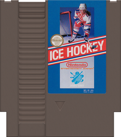 Ice Hockey cartridge for Nintendo Entertainment System (NES) retro video game
