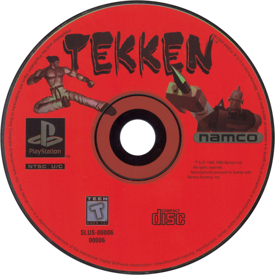 Tekken PlayStation PS1 for fighting video game fans featuring classic 3D martial arts combat iconic character roster arcade style battles fast paced gameplay powerful combos competitive multiplayer tournament action collectible gaming appeal game disc