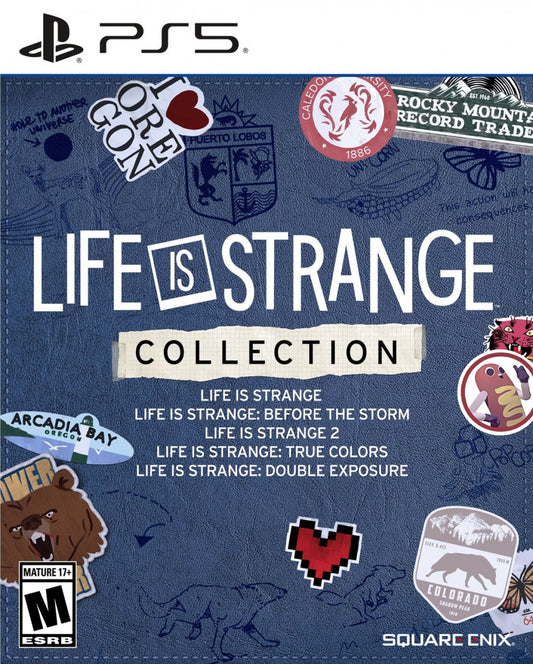Life Is Strange Collection PlayStation 5 PS5 for narrative adventure video game fans featuring emotional storytelling memorable characters supernatural abilities choice driven gameplay branching storylines exploration puzzle solving cinematic presentation and immersive episodic adventures collectible gaming appeal front cover art