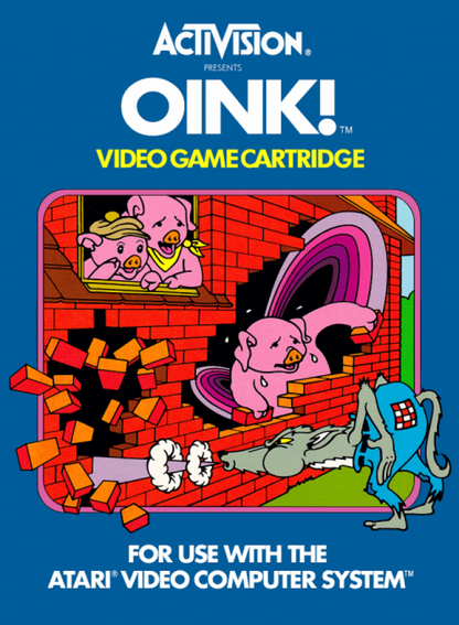 Oink! cover art for Atari 2600 (2600) video game