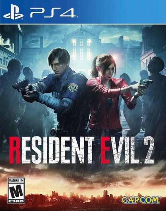 Resident Evil 2 cover art for PlayStation 4 (PS4) video game