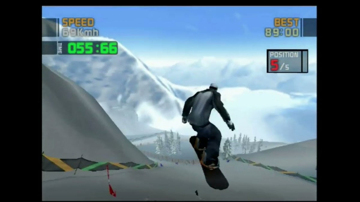 ESPN X Games Snowboarding extreme sports snowboarding game featuring X Games athletes downhill courses trick combos arcade style competition modes gameplay 