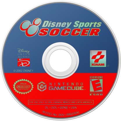 Disney Sports Soccer disc for GameCube (GC) sports soccer video game