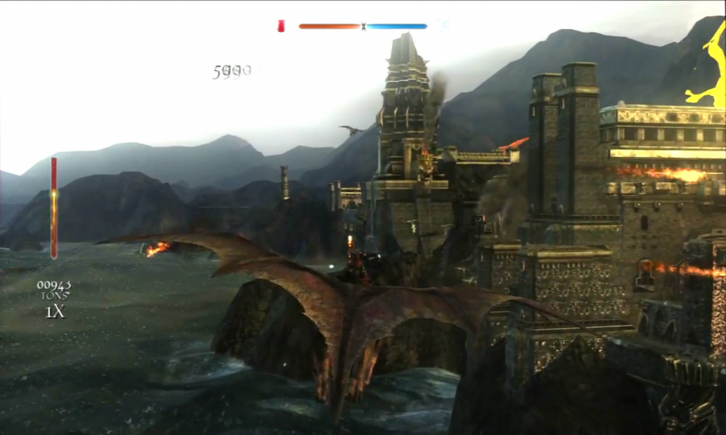 Lair PlayStation 3 PS3 video game, fantasy action adventure, dragon combat, cinematic gameplay, Sony console exclusive gameplay screenshot