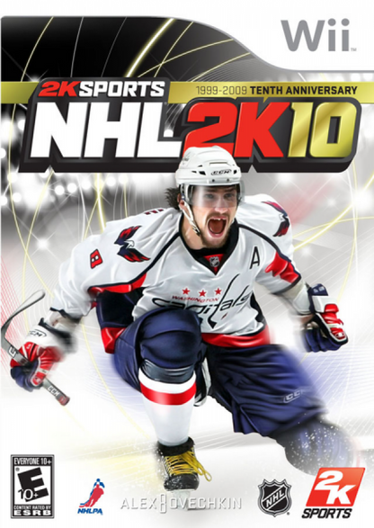 NHL 2K10 cover art for Nintendo Wii (Wii) video game