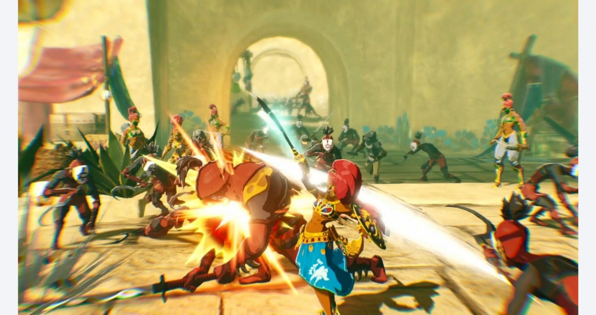 Hyrule Warriors: Age of Calamity – Nintendo Switch (NS) gameplay image for video game for NS