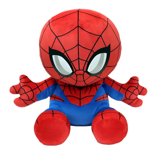 Spider-Man 18 inch plush toy featuring classic Marvel superhero design soft stuffed collectible official Marvel merchandise and iconic web-slinging character display plush